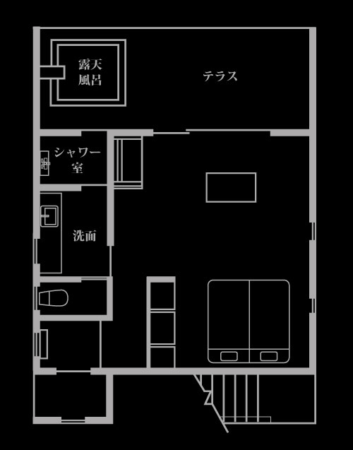 2階棟1階間取り